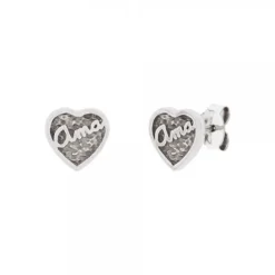 Pendientes Ama Corazón Plata*Eguzkilore Discount