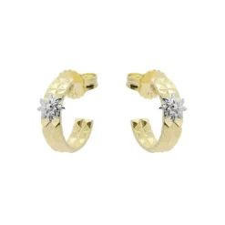 Pendientes Aro Aiora Plata Dorada 20mm*Eguzkilore Outlet