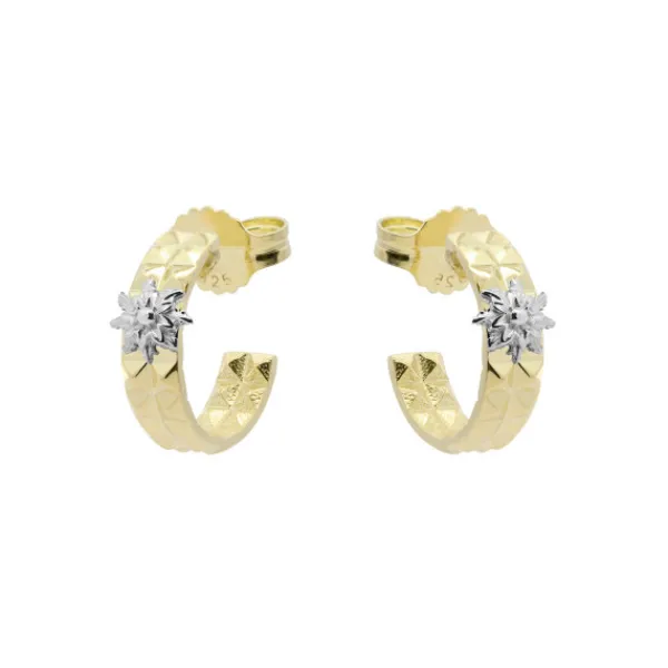 Pendientes Aro Aiora Plata Dorada 20mm*Eguzkilore Outlet