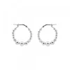 Pendientes Aro Bolitas Plata 20mm*Eguzkilore Sale
