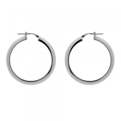 Pendientes Aro de Plata 30mm*Eguzkilore Online