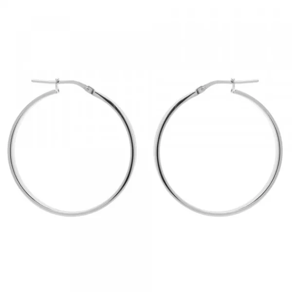 Pendientes Aro de Plata 32mm*Eguzkilore Online