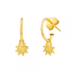 Pendientes Aro Plata Dorada 15mm*Eguzkilore Clearance