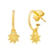 Pendientes Aro Plata Dorada 20mm*Eguzkilore Online