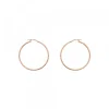 Pendientes Aro Entorchado Plata Rosa 20mm*Eguzkilore Online