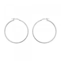 Pendientes Aro Entorchado Plata 45mm*Eguzkilore Hot