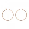 Pendientes Aro Entorchado Plata Rosa 45mm*Eguzkilore Best