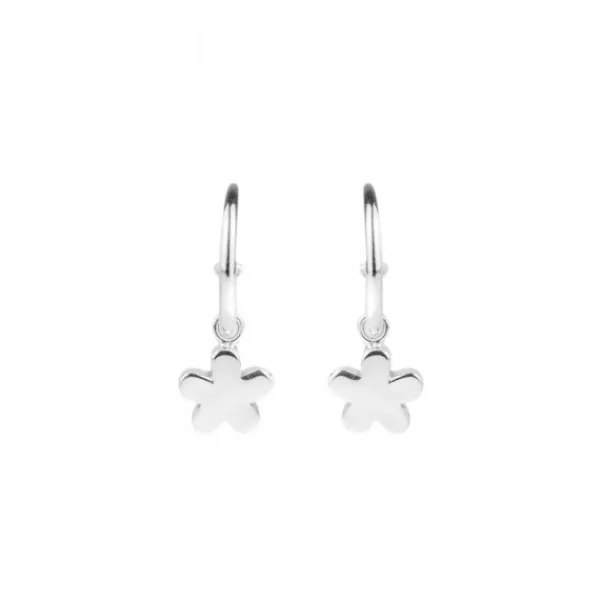 Pendientes Aro Flor de plata*Eguzkilore Sale