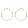 Pendientes Aro Grande Plata Dorada 50mm*Eguzkilore Discount