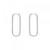 Pendientes Aro Hoop Plata 30mm*Eguzkilore Online
