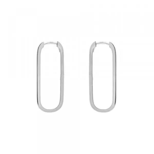 Pendientes Aro Hoop Plata 30mm*Eguzkilore Online