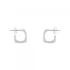 Pendientes Aro Mini Cuadrado Plata 12mm*Eguzkilore Best