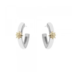 Pendientes Aro Olatu Plata*Eguzkilore Online