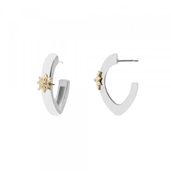 Pendientes Aro Olatu Plata*Eguzkilore Online