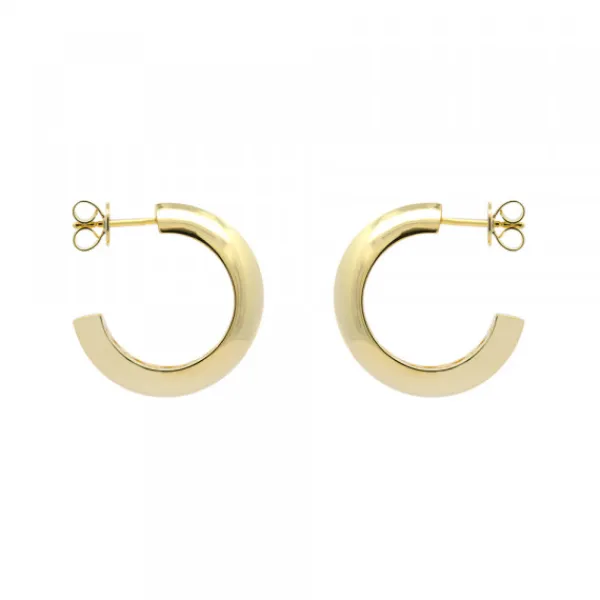 Pendientes Aro Plata Dorada 18mm*Eguzkilore New
