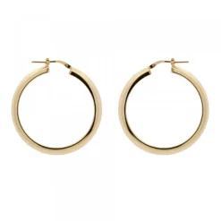 Pendientes Aro Plata Dorada 30mm*Eguzkilore Best