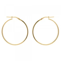 Pendientes Aro Plata Dorada 32mm*Eguzkilore New