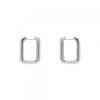 Pendientes Aro Rectangular Plata 18mm*Eguzkilore Discount