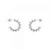 Pendientes Aro Relieve Plata 12mm*Eguzkilore Sale