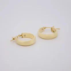 Pendientes Aros Plata Dorada 16mm*Eguzkilore Sale