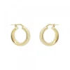 Pendientes Aro Textura Plata Dorada 20mm*Eguzkilore Sale
