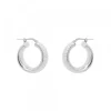 Pendientes Aro Textura Plata 20mm*Eguzkilore