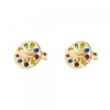 Pendientes Arrue Plata Dorada 11mm*Eguzkilore Sale