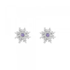 Pendientes Basic Colors Plata y Amatista*Eguzkilore Discount