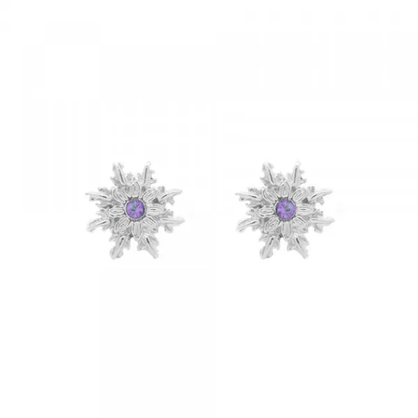 Pendientes Basic Colors Plata y Amatista*Eguzkilore Discount