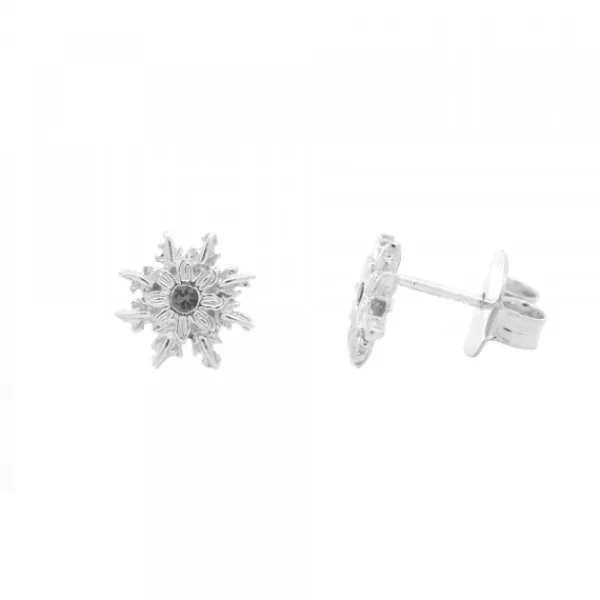 Pendientes Basic Colors Plata y Circonita Negra*Eguzkilore Hot