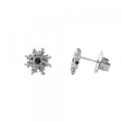 Pendientes Basic Colors Rutenio y Circonita Negra*Eguzkilore Sale