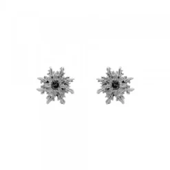 Pendientes Basic Colors Rutenio y Circonita Negra*Eguzkilore Sale
