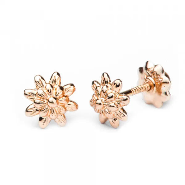 Pendientes Bebé Oro Rosa 6mm*Eguzkilore Sale