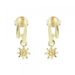 Pendientes Biarritz Plata Dorada*Eguzkilore Outlet