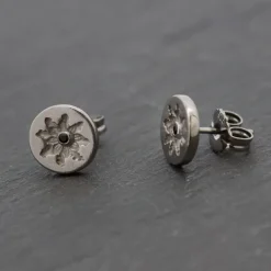 Pendientes Black Rutenio y Circonita Negra*Eguzkilore Sale