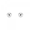 Pendientes Bola Oro Blanco 6mm*Eguzkilore Sale