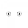 Pendientes Bola Oro Blanco 7mm*Eguzkilore Online