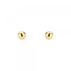 Pendientes Bola Oro 4mm*Eguzkilore