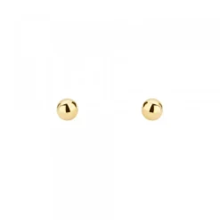 Pendientes Bola Oro 3mm*Eguzkilore Discount