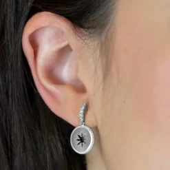 Pendientes B2 Plata y Circonitas*Eguzkilore Online