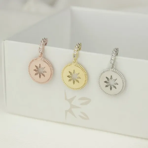 Pendientes B2 Plata y Circonitas*Eguzkilore Online