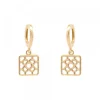 Pendientes Cripa Baldosa Bilbao Plata Dorada*Eguzkilore Discount