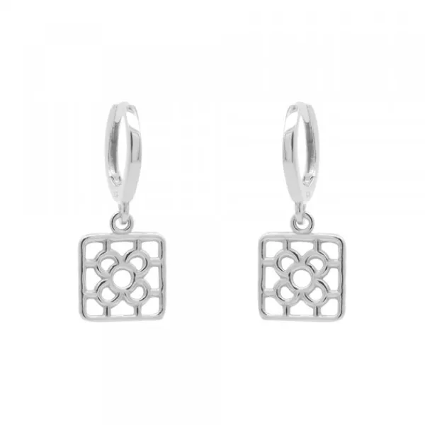 Pendientes Cripa Baldosa Bilbao Plata*Eguzkilore Outlet