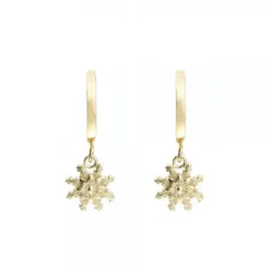 Pendientes Cripa Plata Dorada 13mm*Eguzkilore New