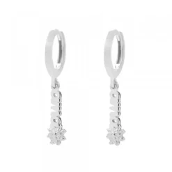 Pendientes Cripa Letras Ama Plata 11mm*Eguzkilore
