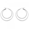 Pendientes Doble Aro Plata 40mm*Eguzkilore Sale