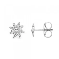 Pendientes 8mm Plata*Eguzkilore Online