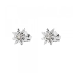 Pendientes Oro Blanco y Brillante 9mm*Eguzkilore Discount