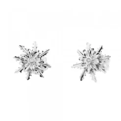 Pendientes Oro Blanco y Brillantes 12mm*Eguzkilore Hot