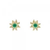 Pendientes Oro y Esmeralda*Eguzkilore Best